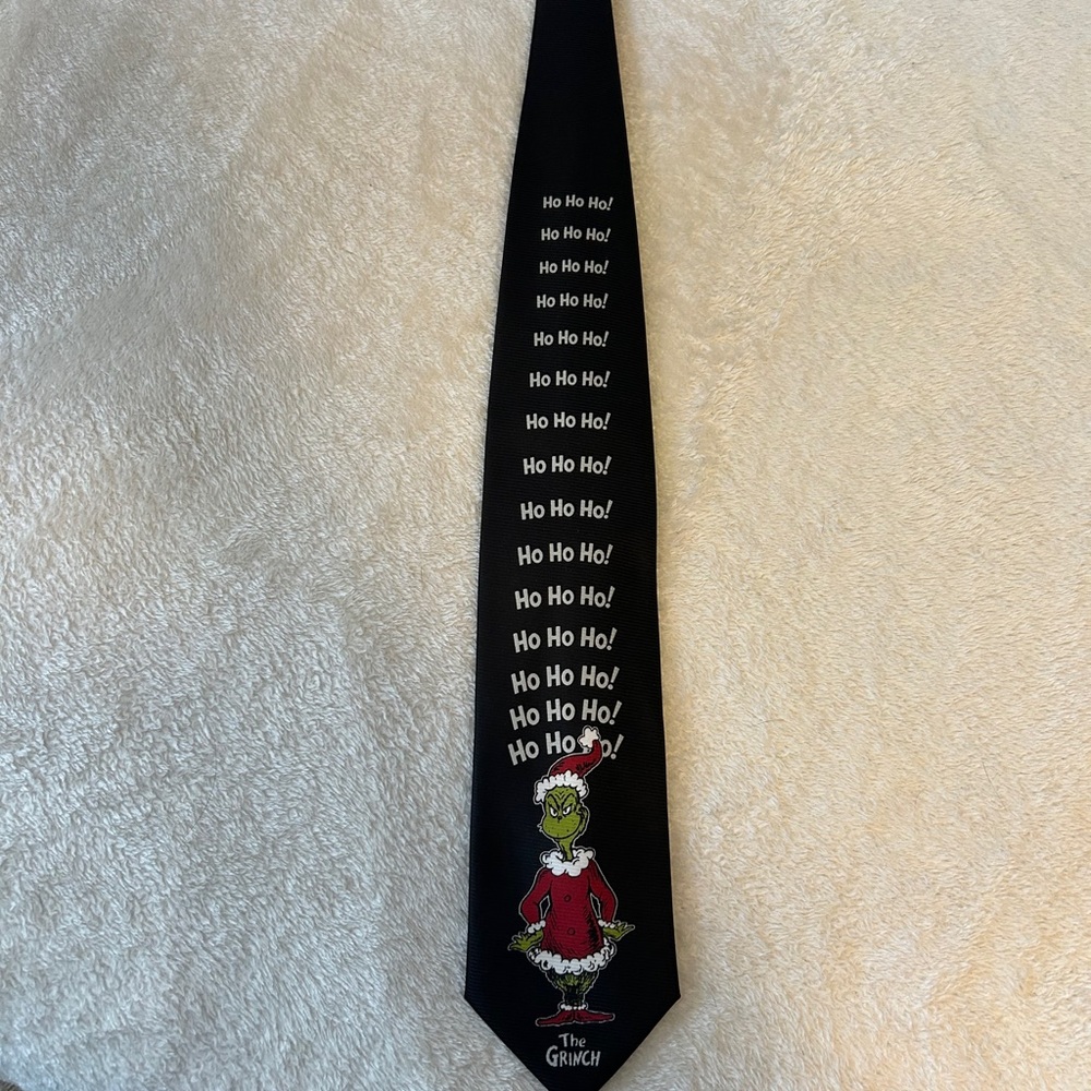 Black Tie with Ho Ho Ho Design
